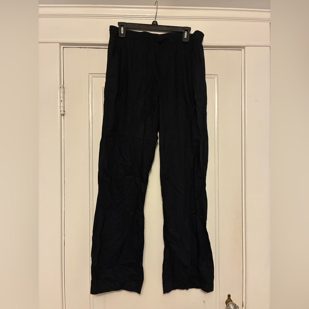 GapBody Women's Classic Black Wide Leg Pants